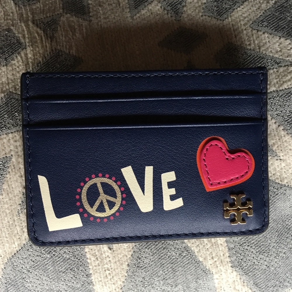 Tory Burch Peace Slim Card Case